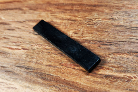 Image of Bone Nut Blank CBG Black 52mmx10mmx3mm
