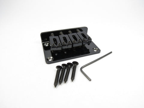 Image of 4-String Adjustable Black Bridge