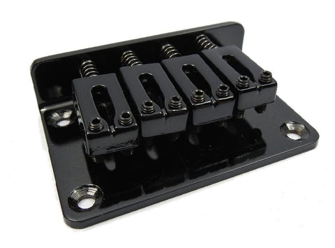 Image of 4-String Adjustable Black Bridge