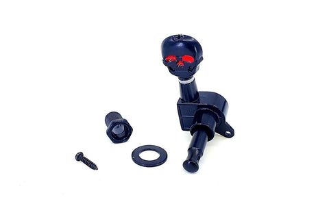 Image of Closed Gear Tuner Skull Black Right