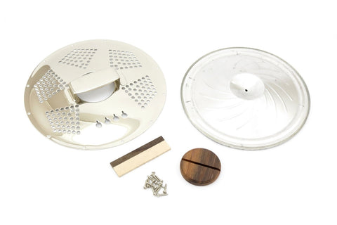 Image of 4-String Cigar Box Resonator Cone Kit Diamond Chrome