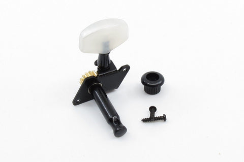 Image of Open Gear Tuner Pearloid Black Left