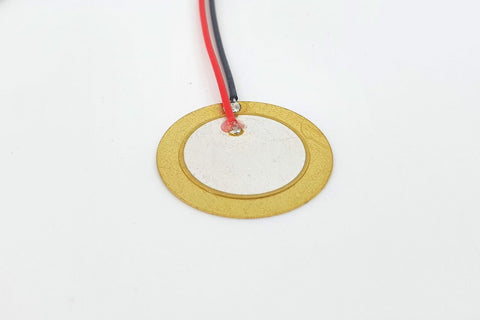 Image of Piezo Disc With Leads 27mm