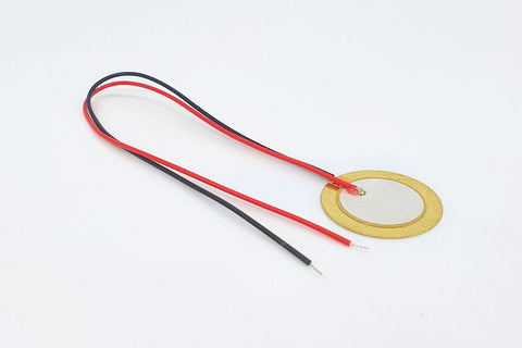 Image of Piezo Disc With Leads 27mm