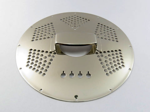 Image of 4-String Cigar Box Resonator Cone Kit Diamond Chrome