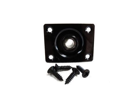 Image of Jack Plate Rectangle Curved Black