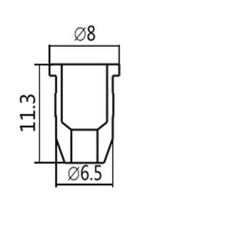 Image of String Ferrule Large Gold