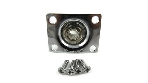 Image of Jack Plate Rectangle Curved Chrome