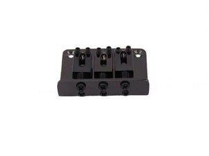 3-String Adjustable Bridge - Black