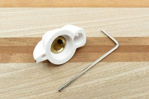 Chicken Head Knob White