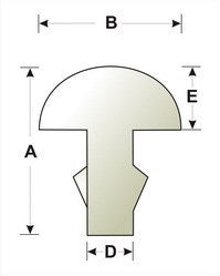 Brass Alloy Fretwire - 2.0 mm x 1.0 mm