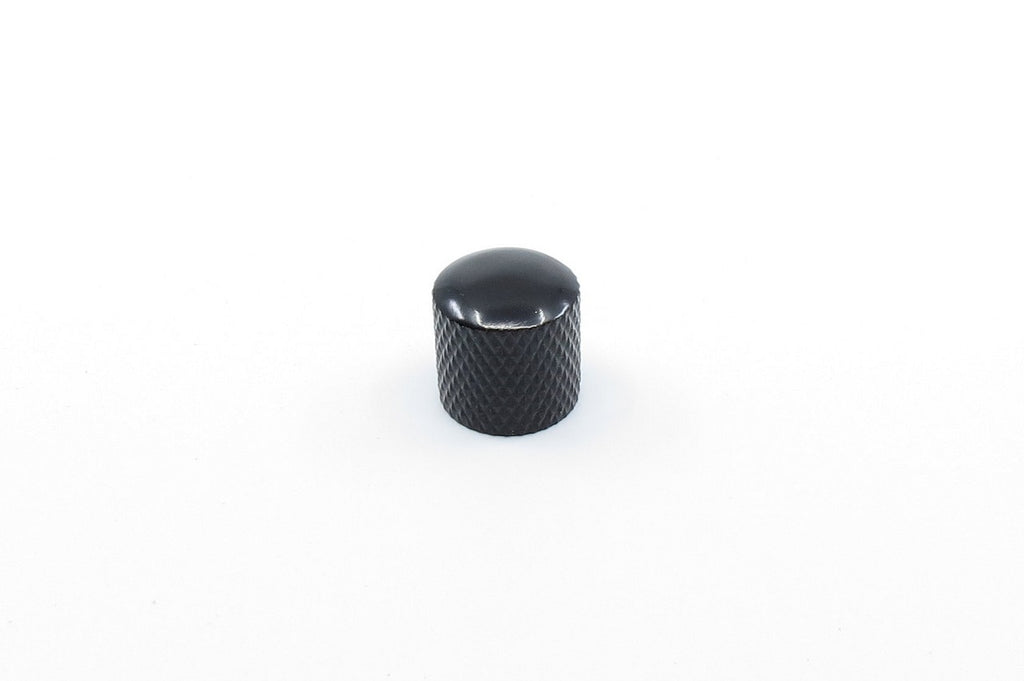 Knurled Dome Knob Black