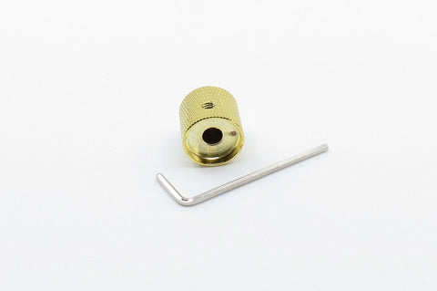 Image of Knurled Alloy Knob Gold