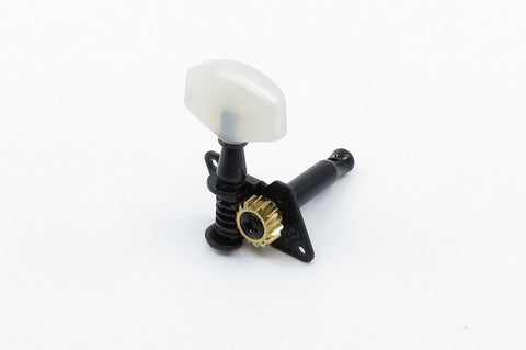 Image of Open Gear Tuner Pearloid Black Left