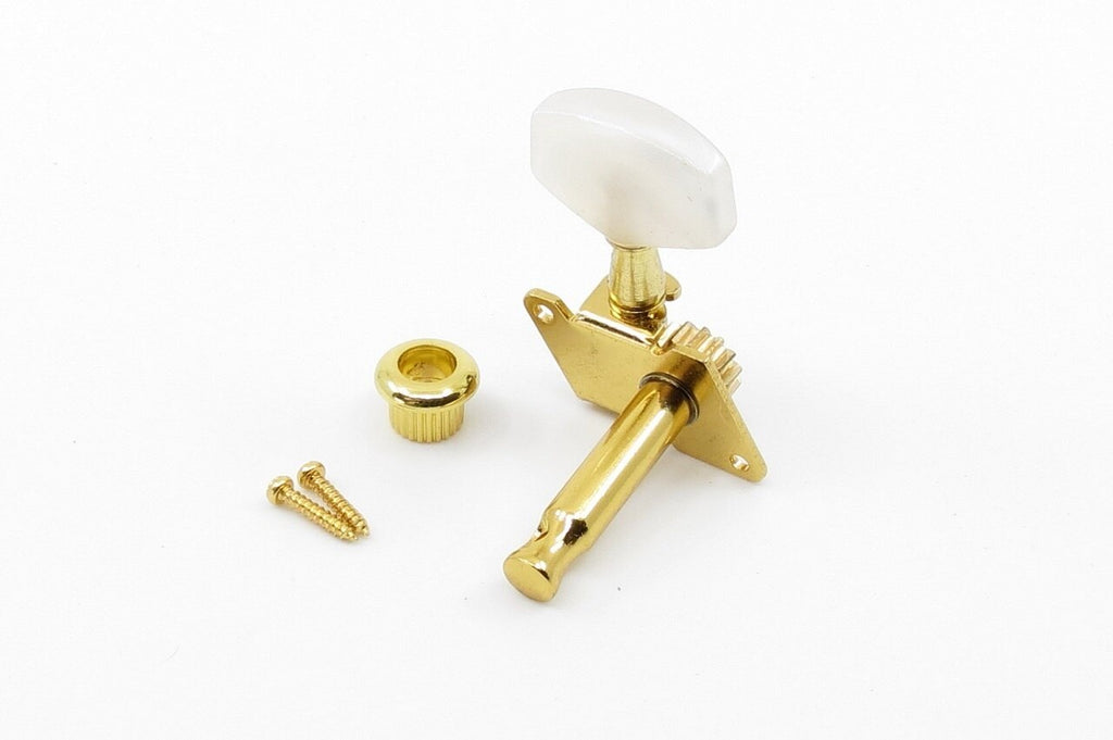 Open Gear Tuner Pearloid Gold Right