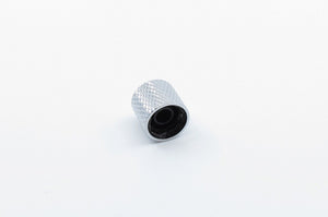 Knurled Dome Knob Chrome